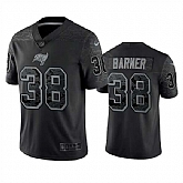 Men's Tampa Bay Buccaneers #38 Kenjon Barner Black Reflective Limited Stitched Jersey,baseball caps,new era cap wholesale,wholesale hats